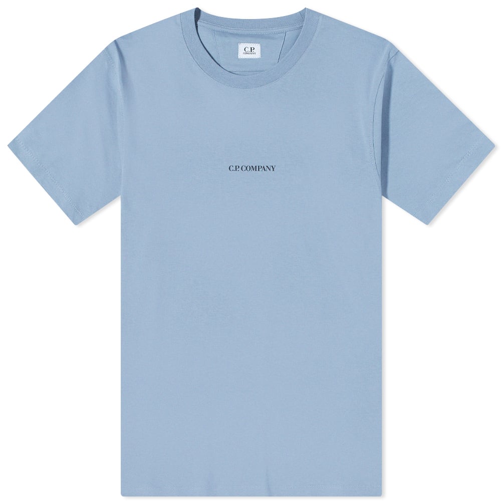 Тениска C.P. Company Centre Logo Tee Синьо | 13CMTS048A-006011W-843, 0