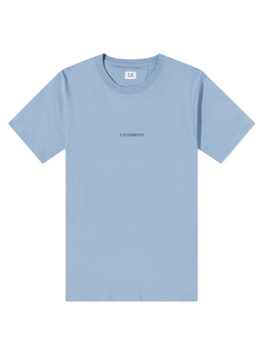 Тениска C.P. Company Centre Logo Tee Синьо | 13CMTS048A-006011W-843