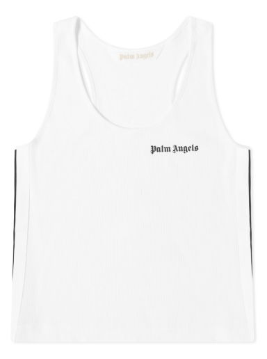 Потник Palm Angels Classic Logo Tank Top Бяло | PWAC006C99JER0010110