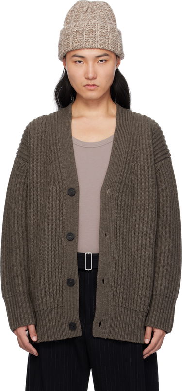 Пуловер Studio Nicholson Studio Nicholson Pomona Knit Cardigan Кафяво | POMONA SN - 762, 0