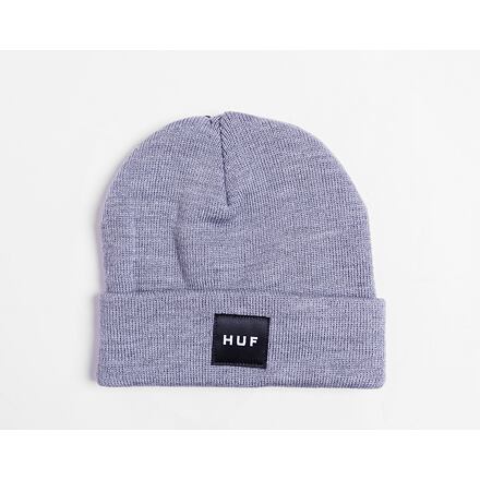 Шапка HUF Essentials Box Logo Beanie grey heather Лилаво | bn00090-gyhtr