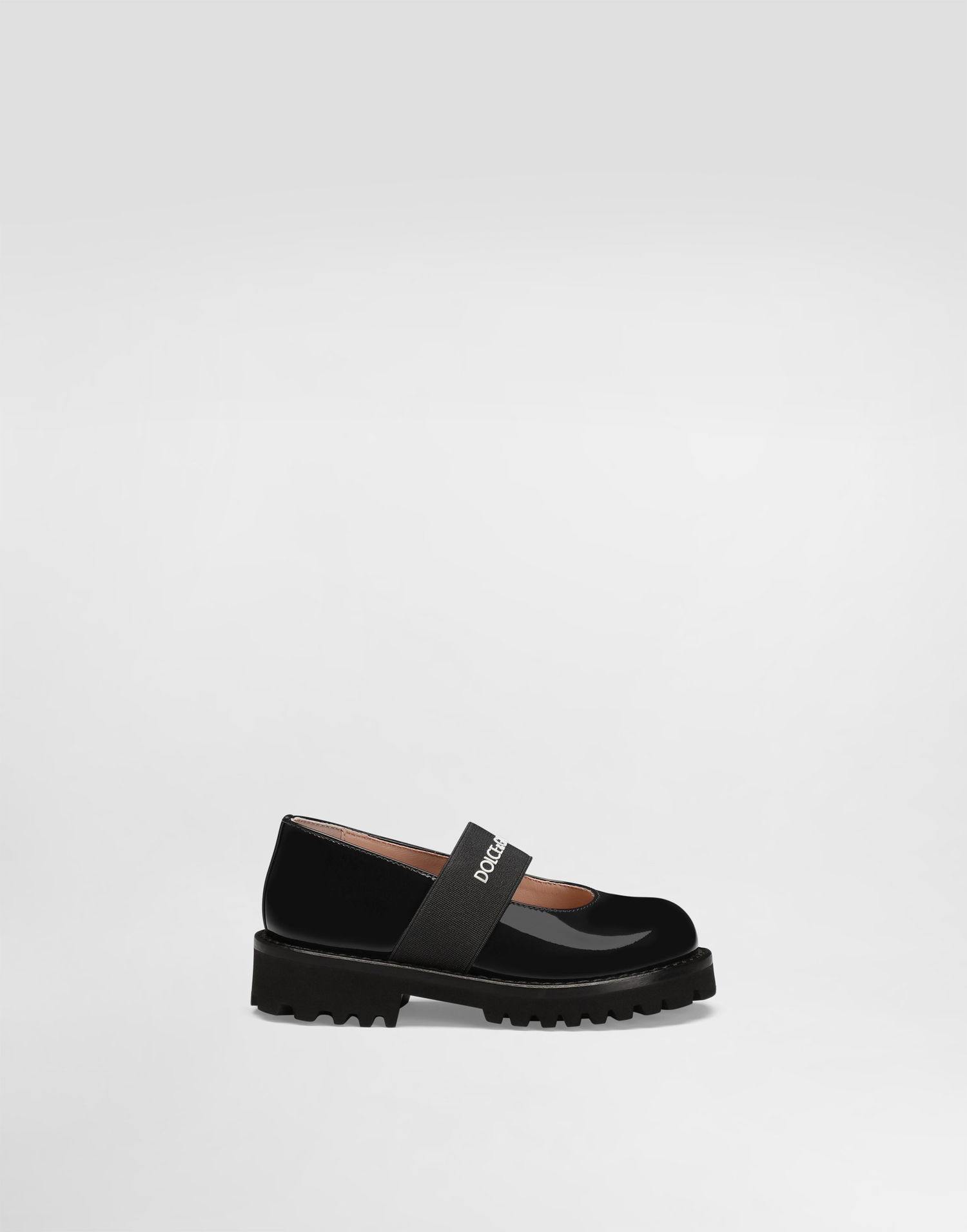 Аксесоари Dolce & Gabbana Dolce & Gabbana Patent Leather Mary Jane Flats with Elastic Черно | D20103A913589923, 0