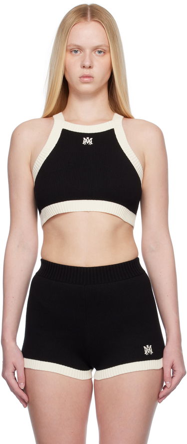Потник AMIRI AMIRI MA Knit Cropped Tank Top Черно | AWKNTT1025, 0