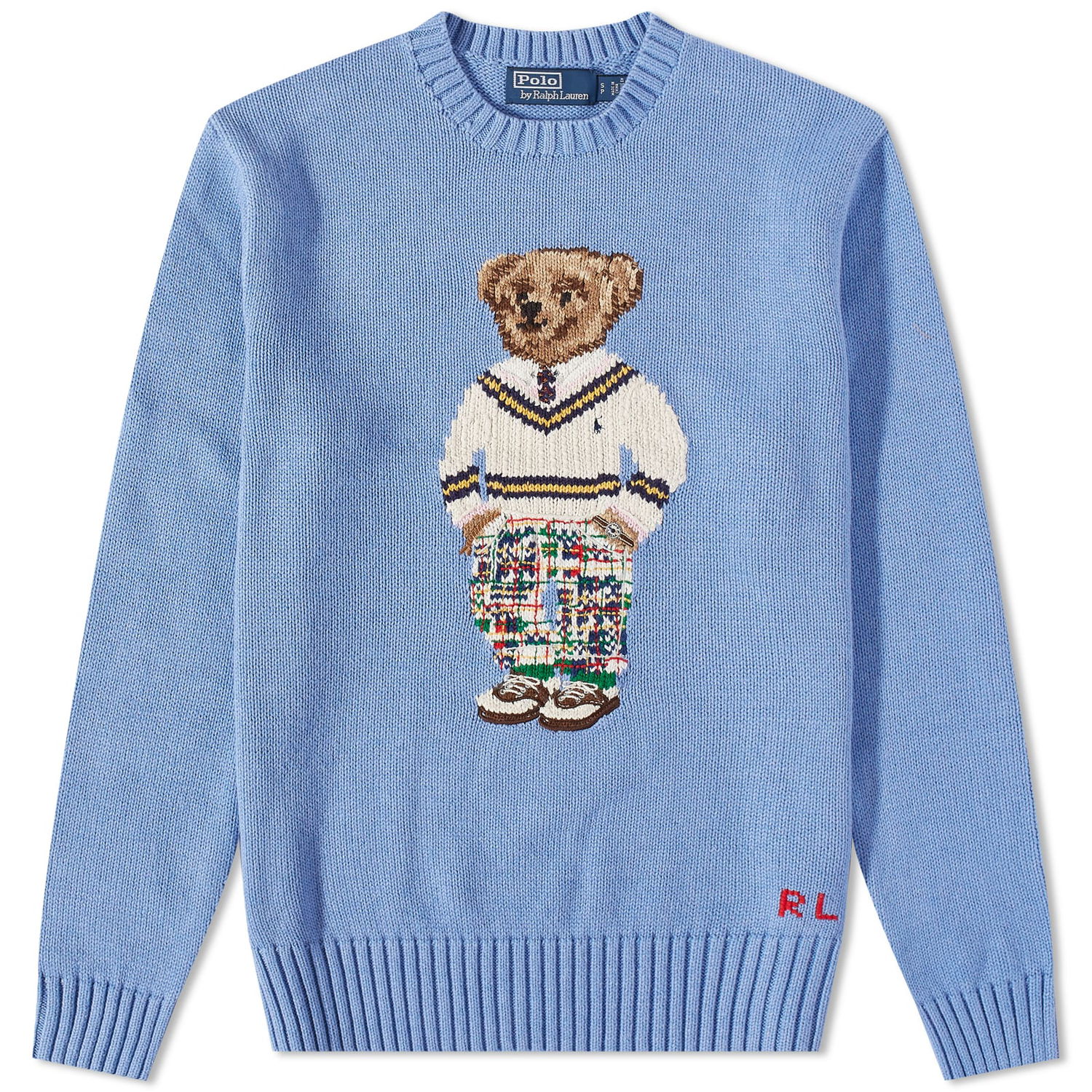 Пуловер Polo by Ralph Lauren Cricket Bear Crew Knit Синьо | 710899222001, 0