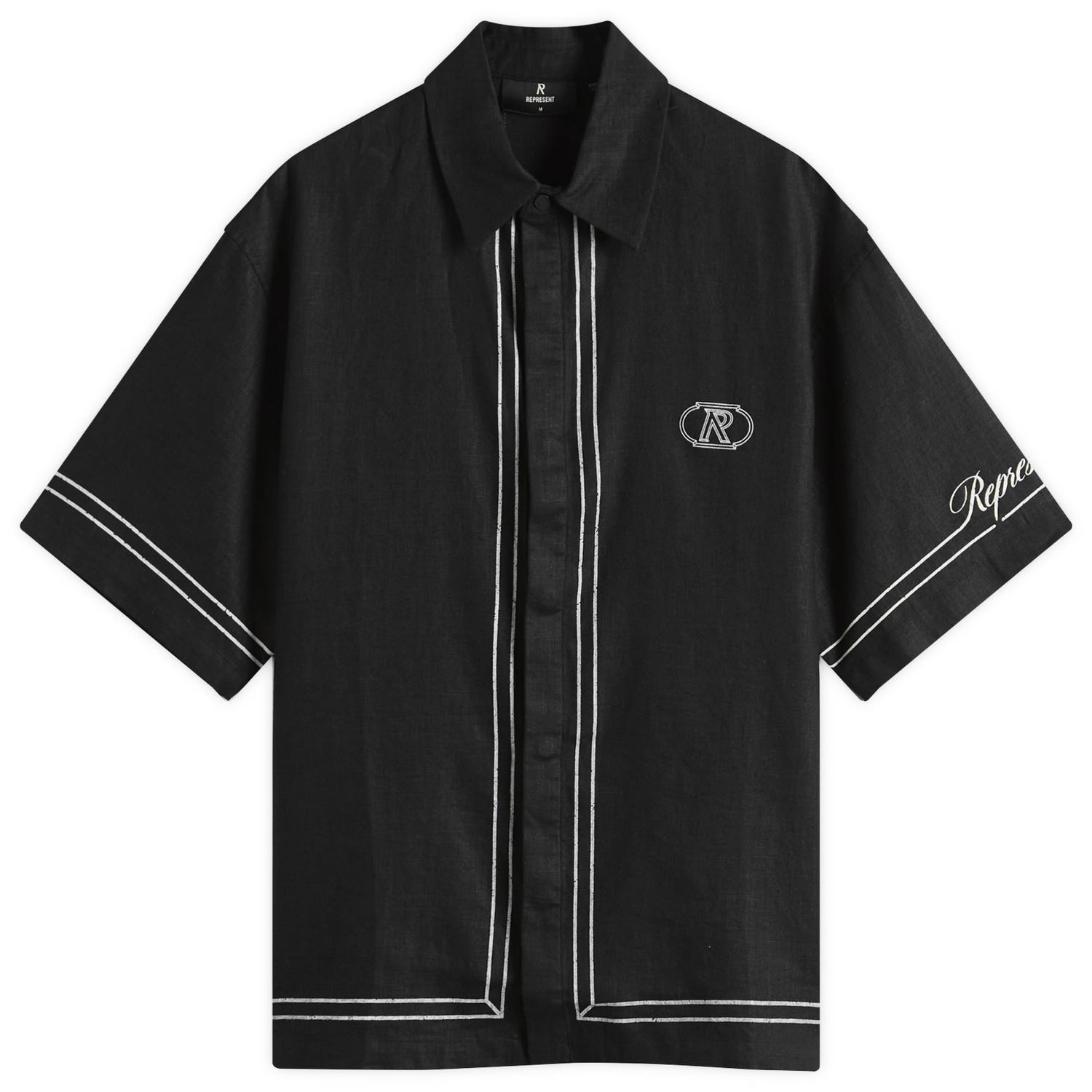 Риза Represent Clo Border Vacation Shirt Черно | MLM100298-01, 0