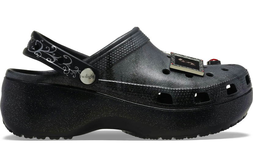 Кецове и обувки Crocs The Twilight Saga x Distressed Classic Platform Clog Черно | 212239-90H