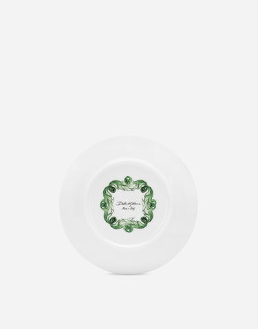 Домашен декор Dolce & Gabbana Dolce & Gabbana Set of 2 Porcelain Dessert Plates with Green Floral Urn Design Зелено | TC0S03TCA88UV019, 3