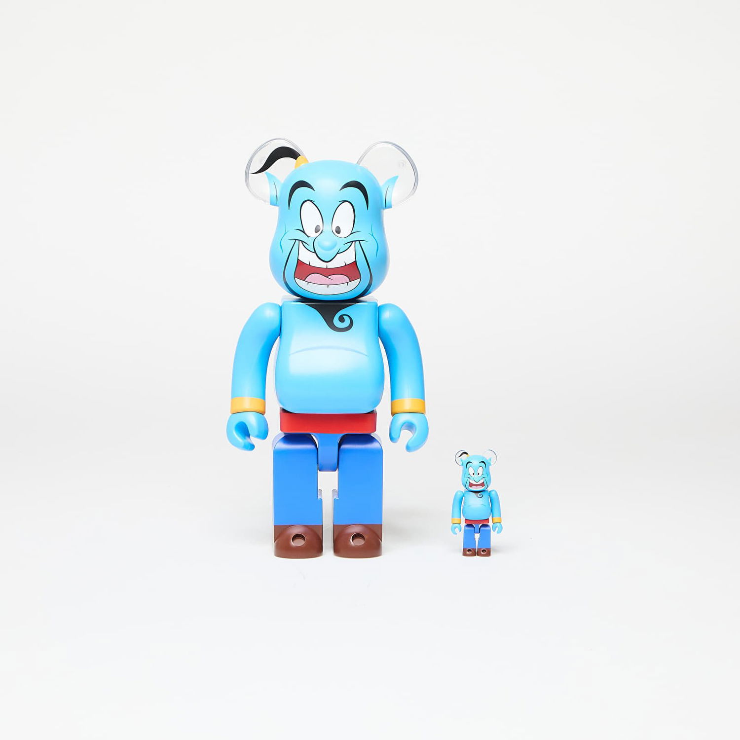 Колекционерско Medicom Toy BE@RBRICK Genie 100% & 400% Set Blue Тюркоазено | 4530956613680, 0