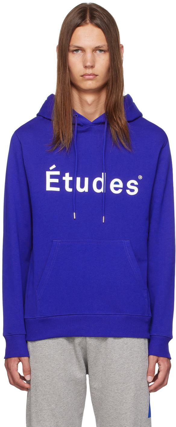 Суитчър Études Logo Hoodie Синьо | C00ME250A01540, 0