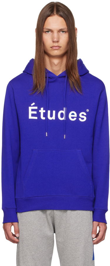Суитчър Études Logo Hoodie Синьо | C00ME250A01540, 0
