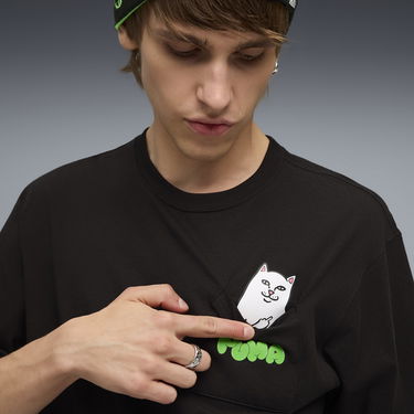 Тениска Puma RIPNDIP Pocket T-Shirt Черно | 633779_01, 1