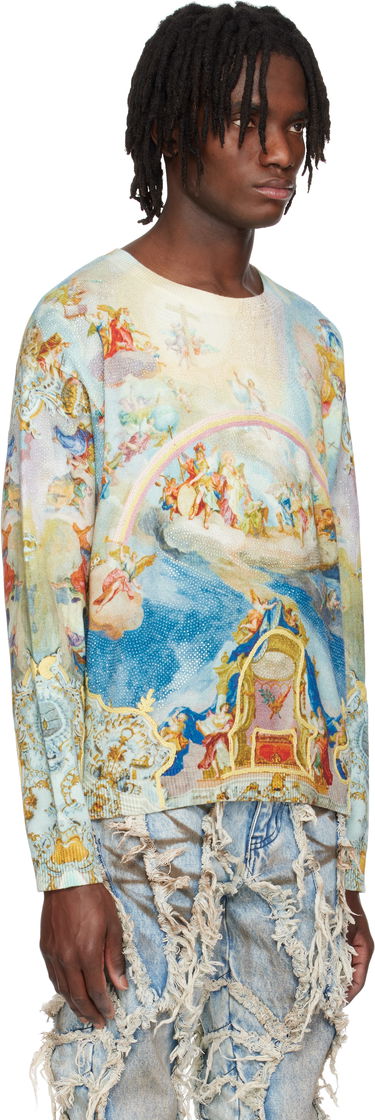 Пуловер Who Decides War Who Decides War Archaic Graphic Print Sweater Многоцветен | 1110050030SS25, 1