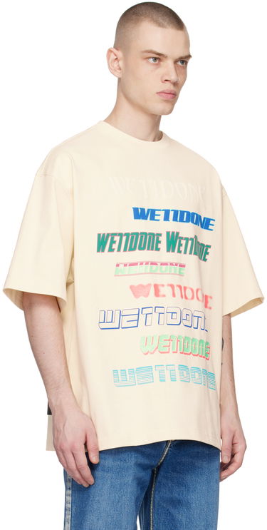 Тениска We11done Printed T-Shirt Бежово | WD-TT3-21-801-U-IV, 1