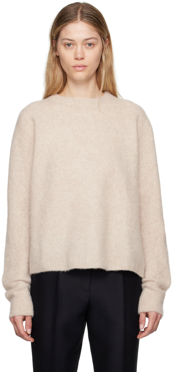 Пуловер The Row Gouli Crewneck Knit Sweater Бежово | 8086-Y519, 0