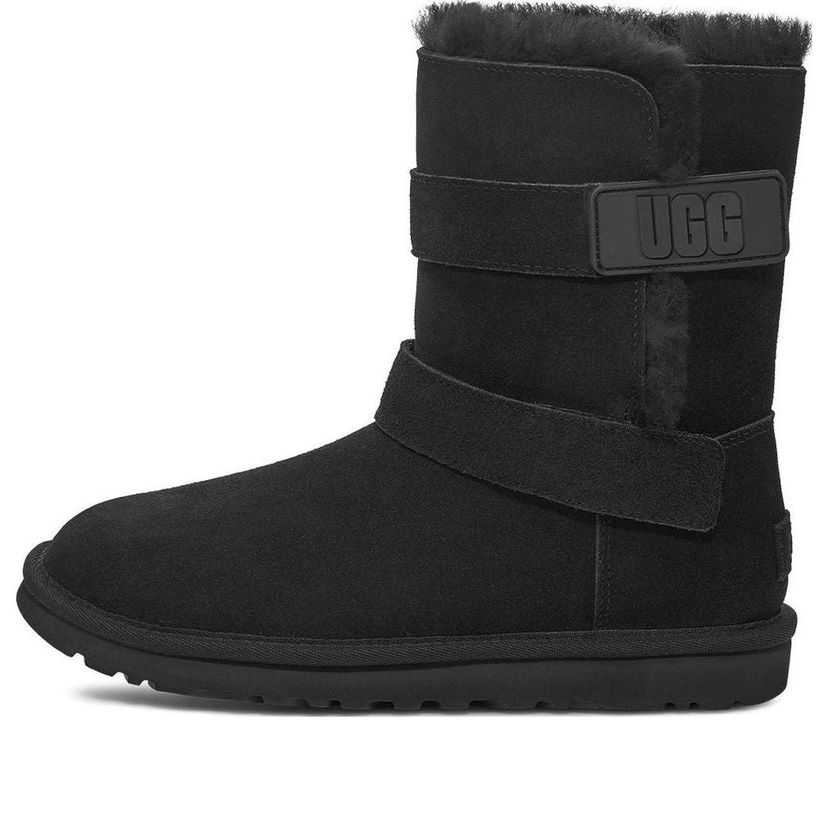 Кецове и обувки UGG Bailey Graphic Logo Strap Boots Черно | 1137074-BLK