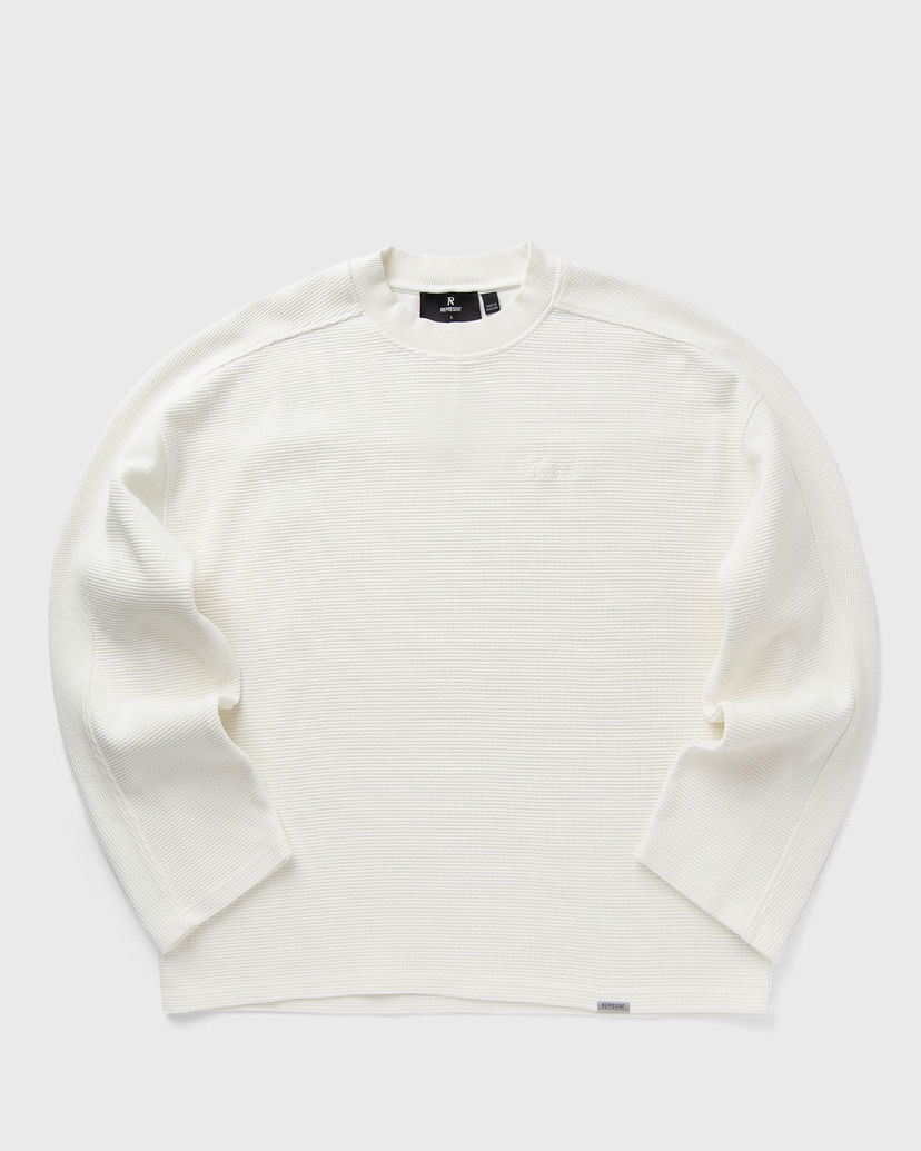 Тениска Represent Clo Waffle Long Sleeve T-Shirt Бяло | MLM41209-72
