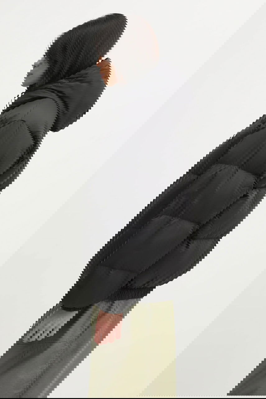 Пухо яке AAPE by A Bathing Ape 29.5-inch Hooded Winter Down Puffer Jacket Черно | AAPDNM7725XXP, 1