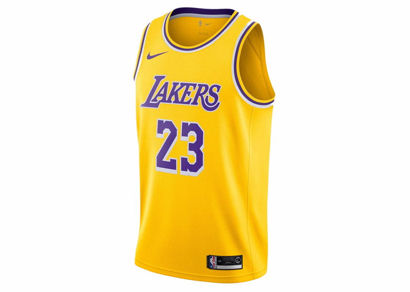 Фланелка Nike LeBron James Icon Swingman Jersey Yellow Жълто | AA7099-741