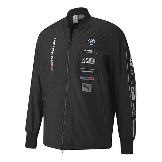 Яке бомбър Puma BMW M Motorsport Printing Zipper Jacket Черно | 597969-01
