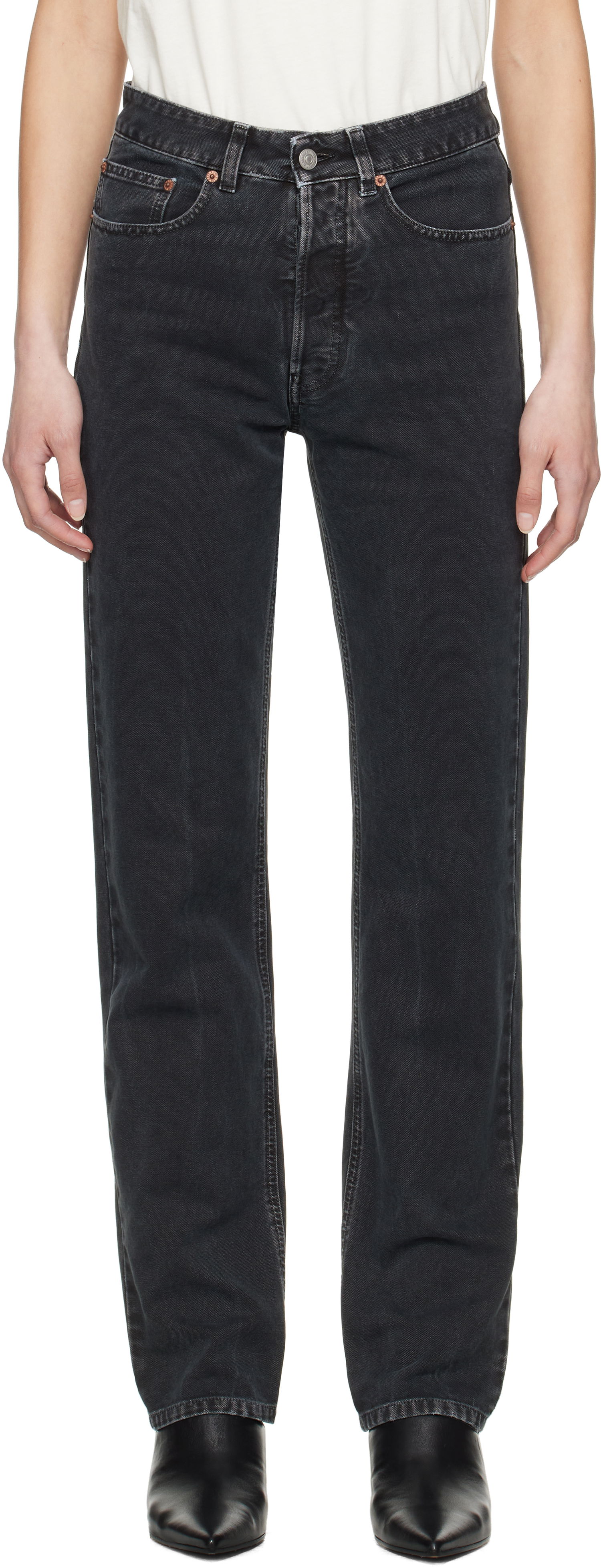 Дънки Maison Margiela MM6 Maison Margiela 5-Pocket Jeans Черно | S52LA0253 M35249, 0