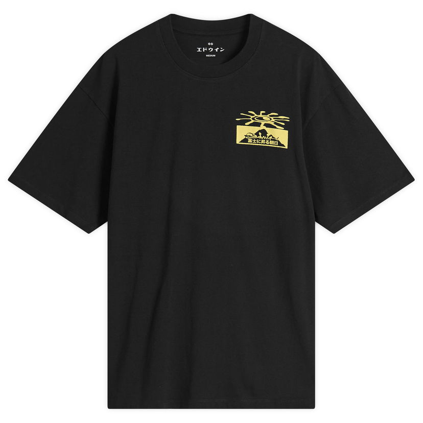 Тениска EDWIN Mount Fuji Dusk Graphic Tee Черно | I036400-8967