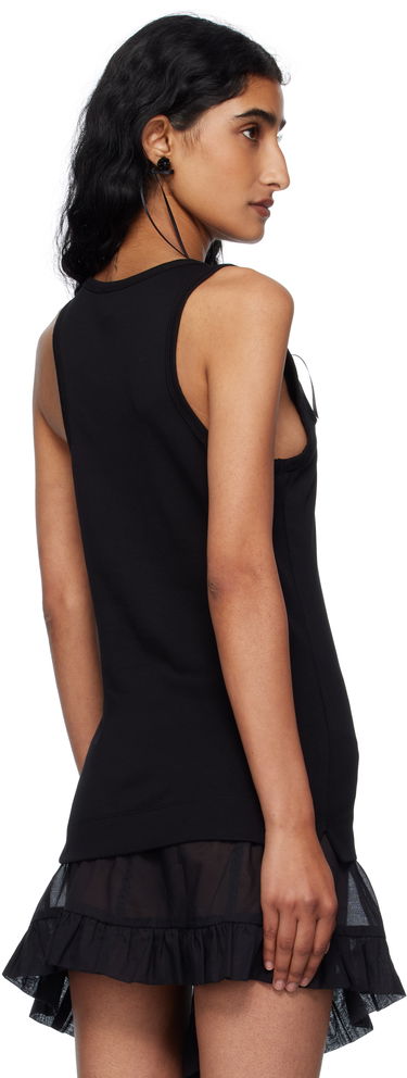 Потник Simone Rocha Simone Rocha Pearl Chain Tank Top Черно | 5375B 0553, 2