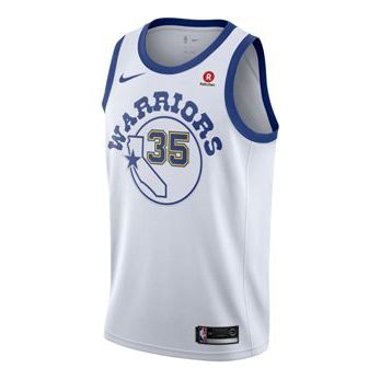 Фланелка Nike Kevin Durant Golden State Warriors Fan Edition Retro Jersey Бяло | 904152-101