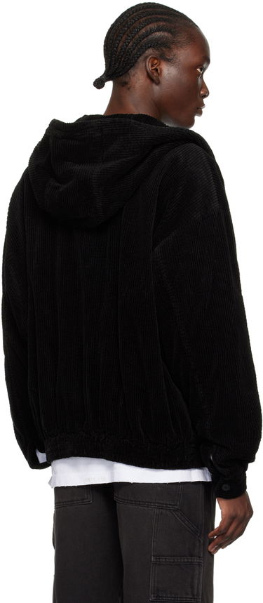 Суитчър We11done We11done Zip-Up Hooded Jacket Черно | WD-JP2-24-083-M-BK, 2
