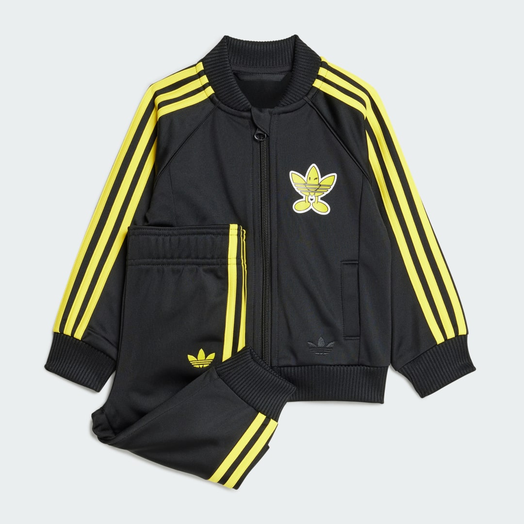 Комплект adidas Originals adidas Originals x Smiley World SST Tracksuit Kids Черно | JD2874, 0