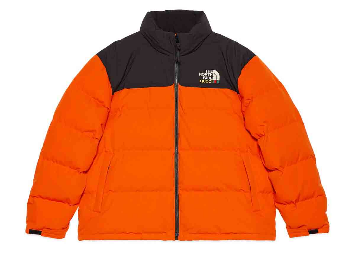 Пухо яке Gucci The North Face x Down Jacket Black/Orange Оранжево
 | ‎663757 XAADP 6172, 0