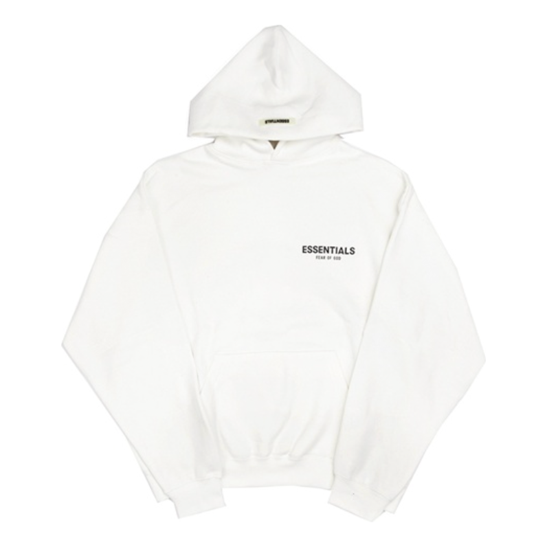 Суитчър Fear of God Essentials FW19 Photo Series Hoodie Бяло | FOG-FW19-4, 0