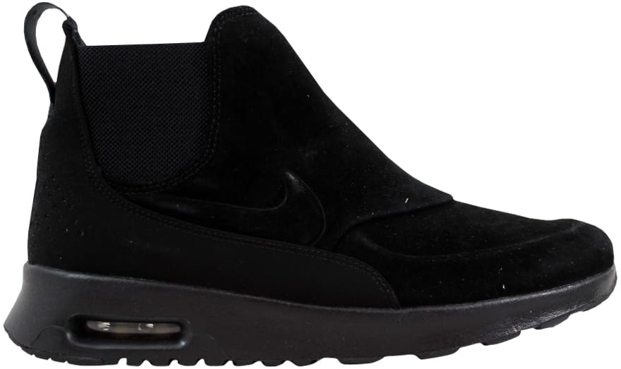 Кецове и обувки Nike Air Max Thea Mid Black/Black-Metallic Pewter W Черно | 859550-002, 0