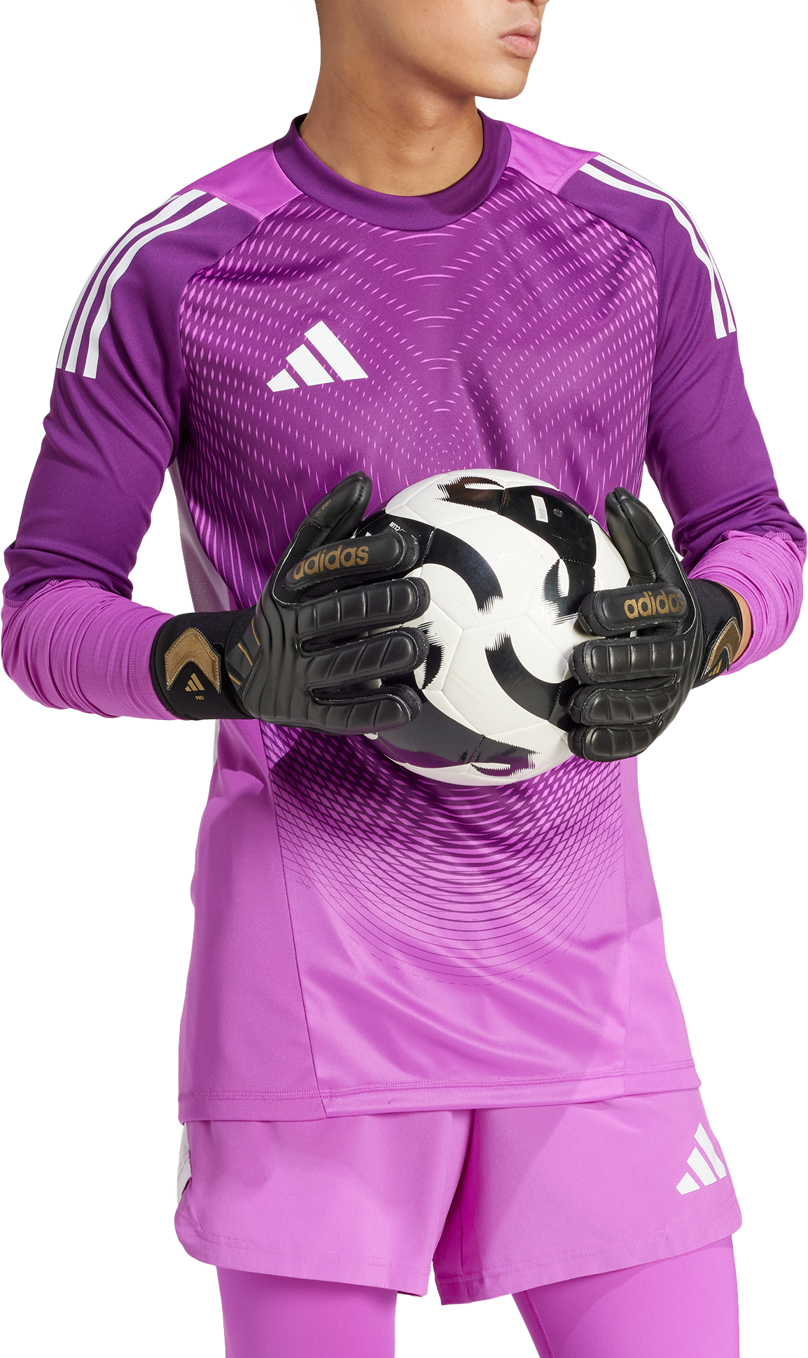 Суитчър adidas Originals T25 Goalkeeper Jersey Long Sleeve Лилаво | jp4370, 0