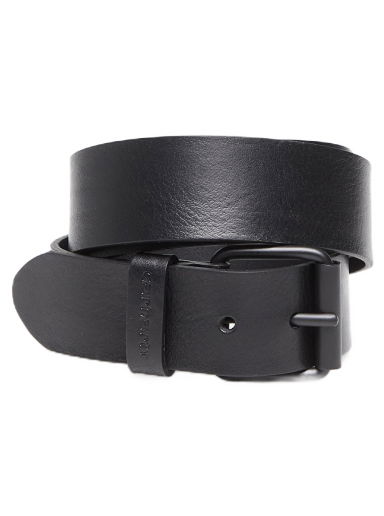 Leather Script Belt