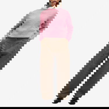 Пуловер YMC Jets Knit Jumper Розово | Q8XMA-Pink, 4