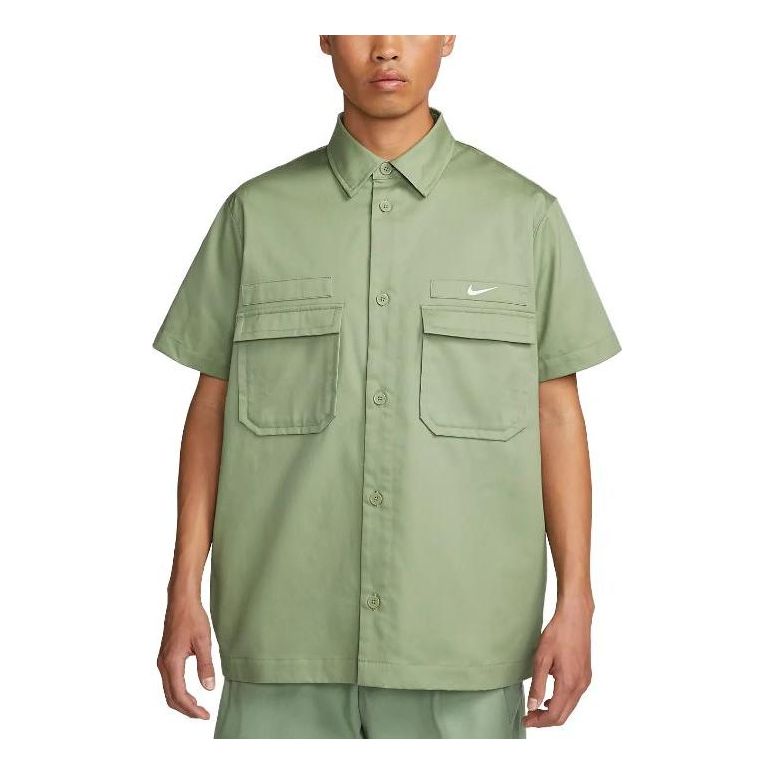 Риза Nike Woven Military Button-Down Shirt Зелено | DX3341-386