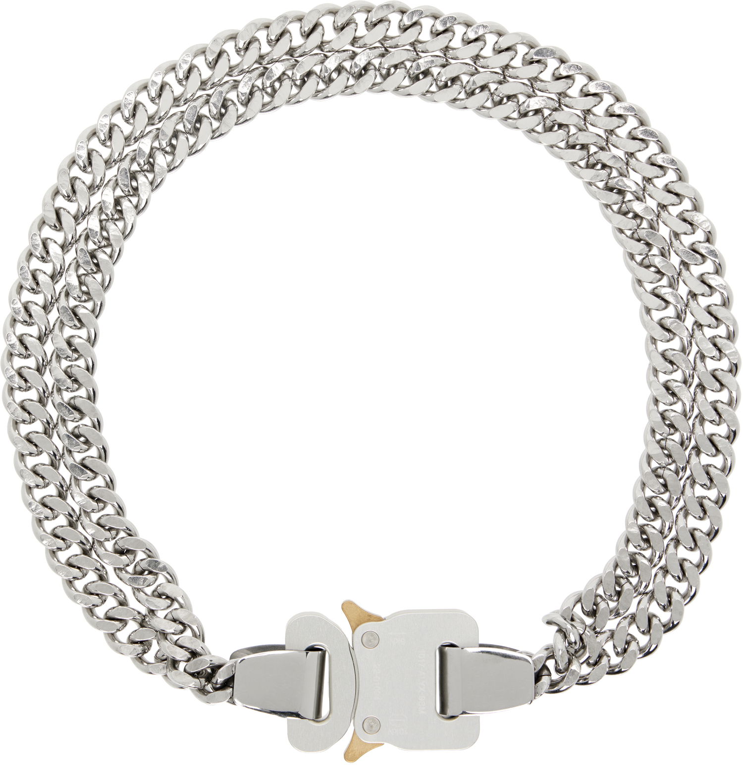 Колие 1017 ALYX 9SM Alyx 2x Chain Buckle Necklace Металик | AAUJW0219OT01, 0