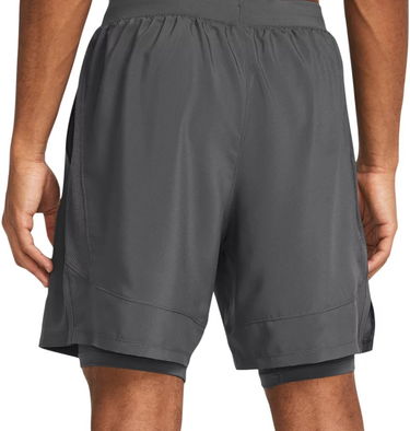 Къси панталони Under Armour UA LAUNCH 7'' 2-IN-1 SHORTS-GRY Черно | 1382641-025, 1