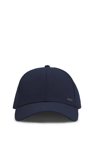 Шапка с козирка BOSS BOSS Piqué Knit Cap Тъмно синьо | 50544408, 0