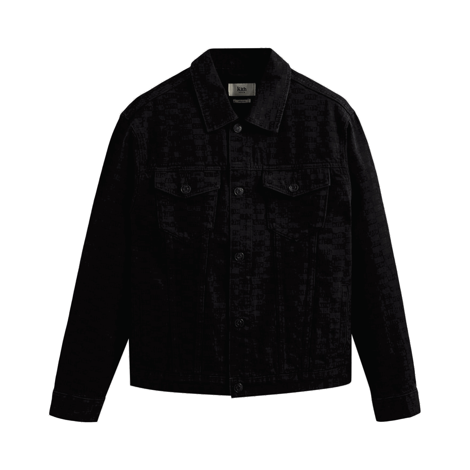 Яке KITH Classic Logo Monogram Laight Denim Jacket Черно | KHM010167 001, 0