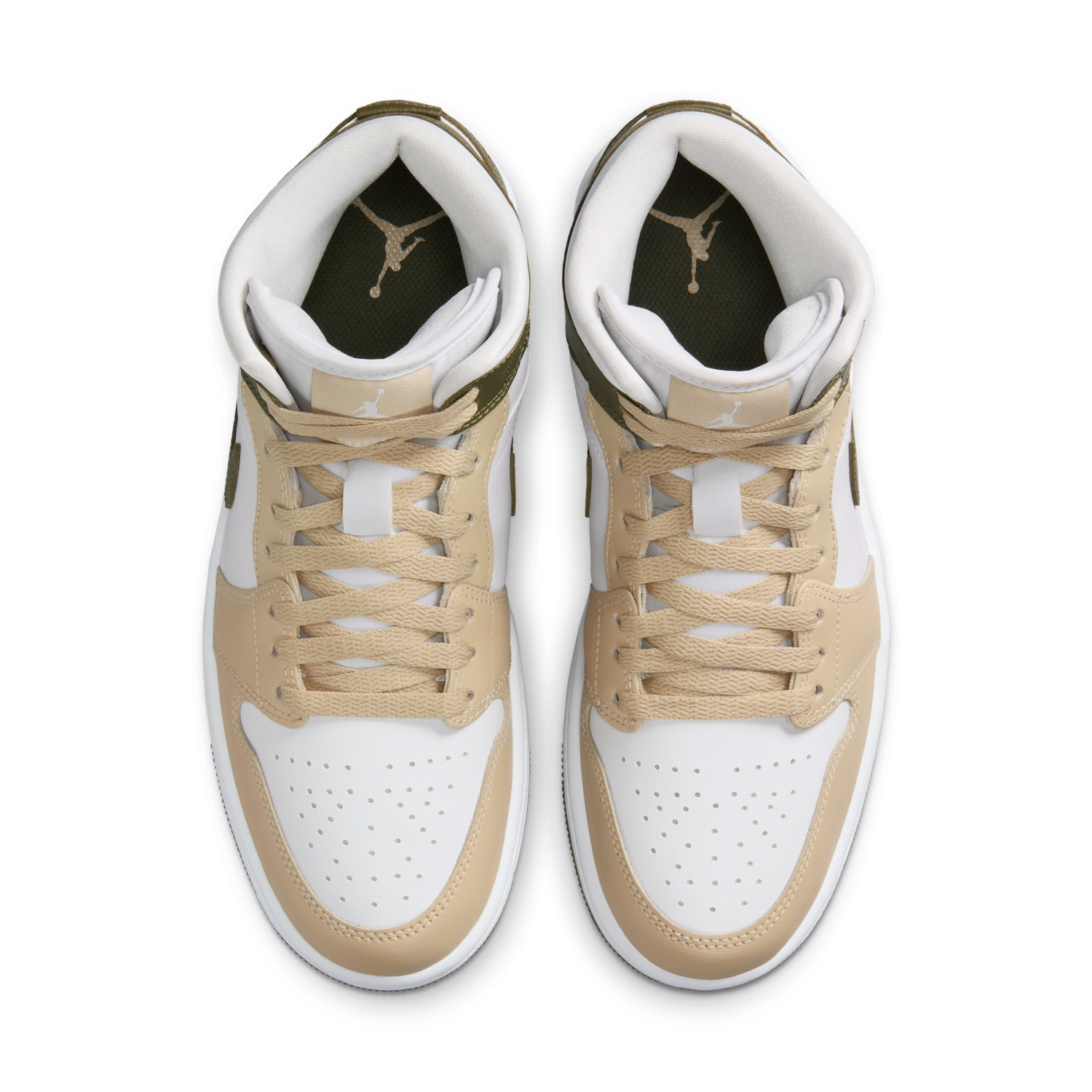 Кецове и обувки Jordan Air Jordan 1 Mid Бежово | BQ6472-120, 1