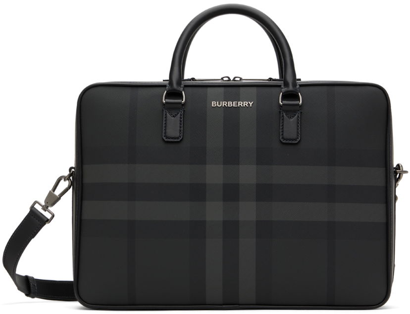 Раници и чанти Burberry Gray Ainsworth Briefcase Черно | 8065338