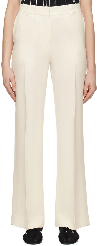 Панталони TOTEME TOTEME Relaxed-Fit Trousers Бяло | 242-WRB1629-FB0106, 0