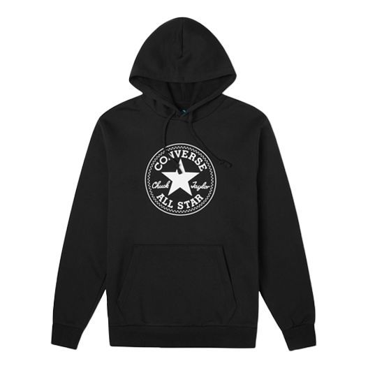 Суитчър Converse Logo Print Hoodie Черно | 10022802-A01