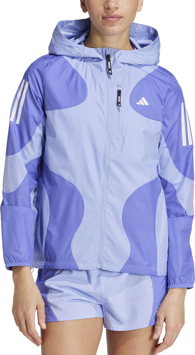 Ветровка adidas Originals Lightweight Hooded Running Jacket Лилаво | jtu35-iw0034