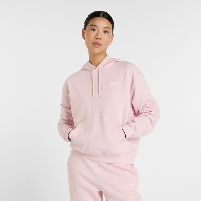 Суитчър New Balance Essentials Hoodie Розово | NBWT41507RSG, 0