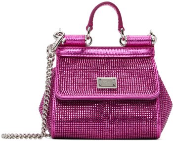Dolce & Gabbana Pink Mini Sicily Bag BB6494 AO917