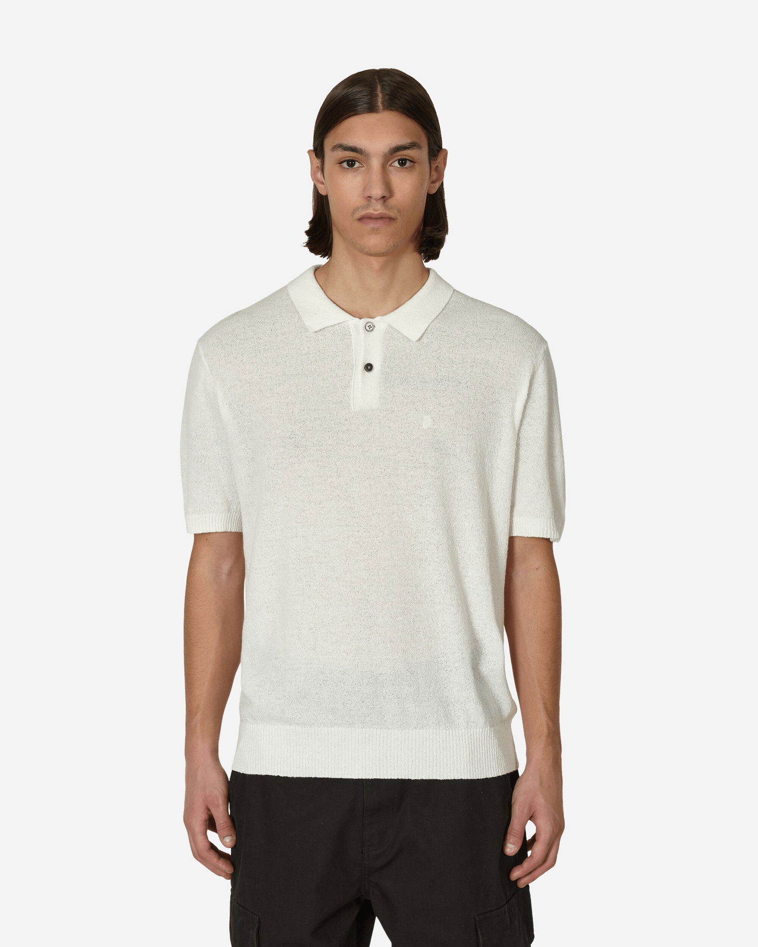 Пуловер Stüssy Textured Polo Sweater Бежово | 117167 BONE, 1