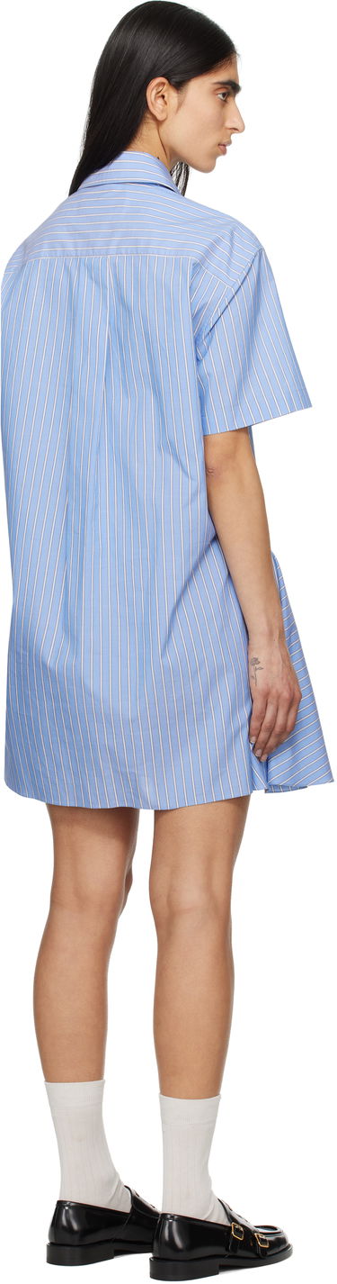 Pокля Marni Marni Striped Poplin Shirt Minidress Синьо | ABMA1379S0 UTC455, 2