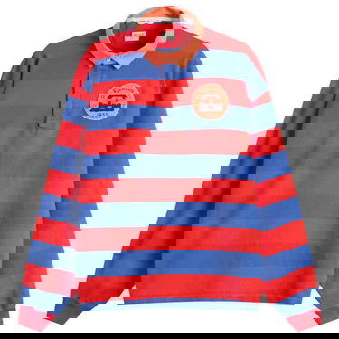 Риза Bode Bode Clubhouse Rugby Shirt, Size Large Червено | MRF25CS004, 0